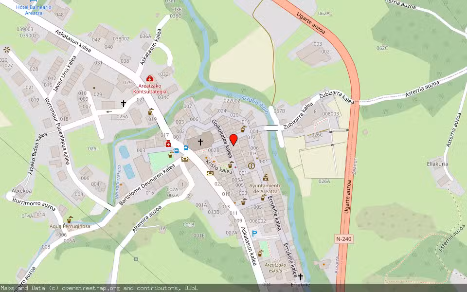 Mapa de Subasta Inmueble (Solar) en Areatza, Bizkaia