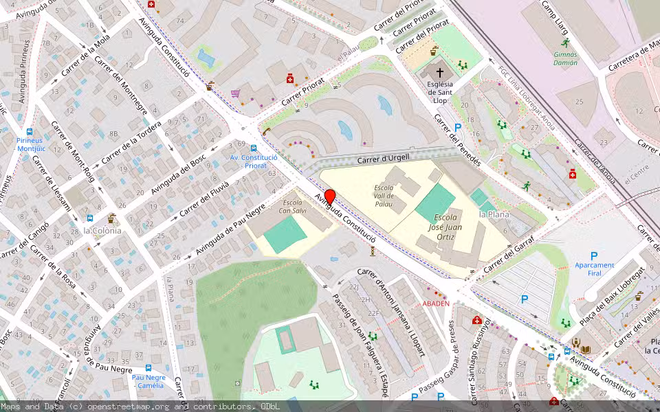 Mapa de Subasta Inmueble (Vivienda) en Sant Andreu De La Barca, Barcelona