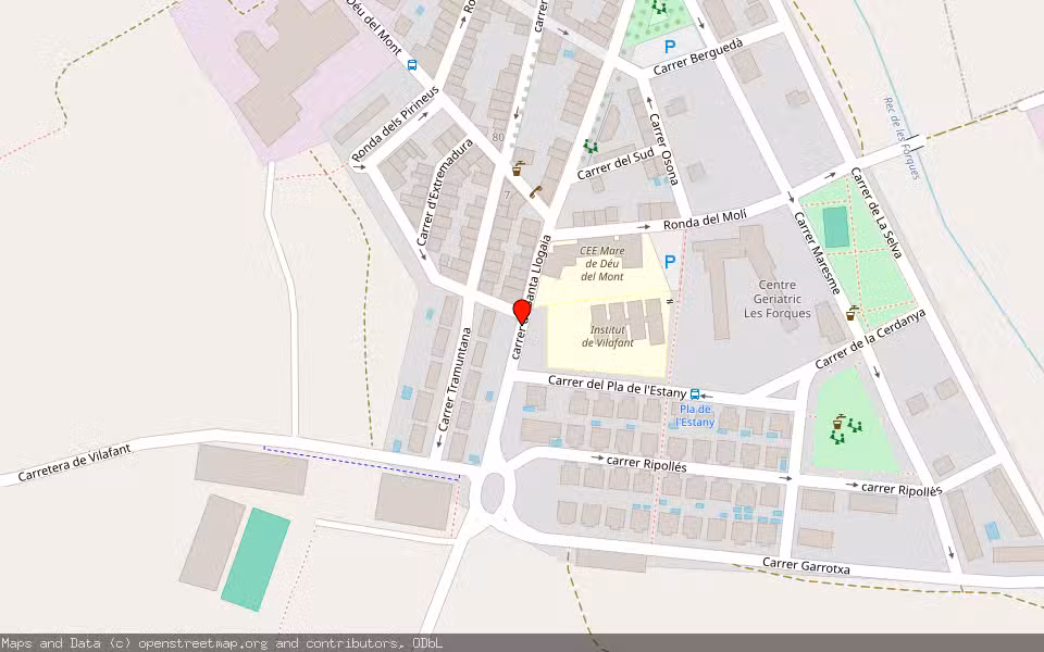 Mapa de Subasta Inmueble (Solar) en Figueres, Girona