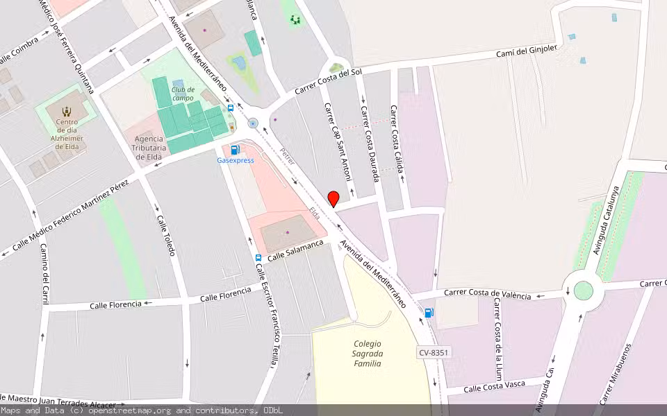 Mapa de Subasta Inmueble (Vivienda) en Petrer, Alicante/Alacant