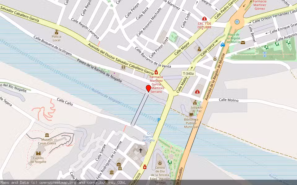 Mapa de Subasta Inmueble (Vivienda) en Puerto Lumbreras, Murcia