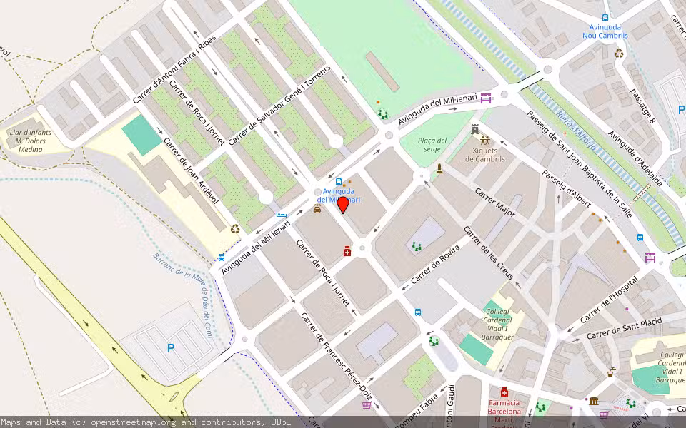 Mapa de Subasta Inmueble (Vivienda) en Cambrils, Tarragona