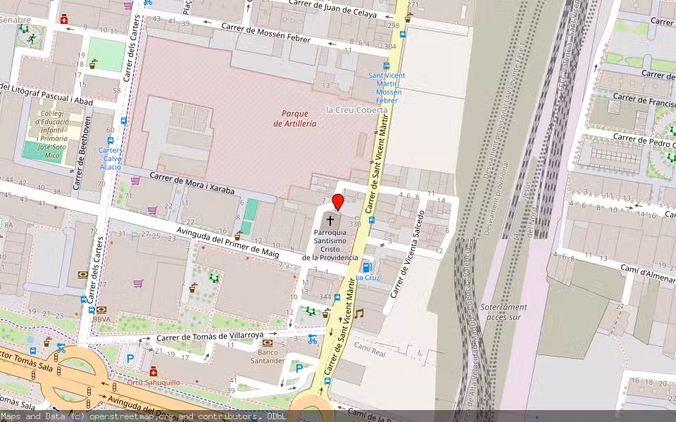 Mapa de Subasta Inmueble (Vivienda) en Valencia, Valencia/València