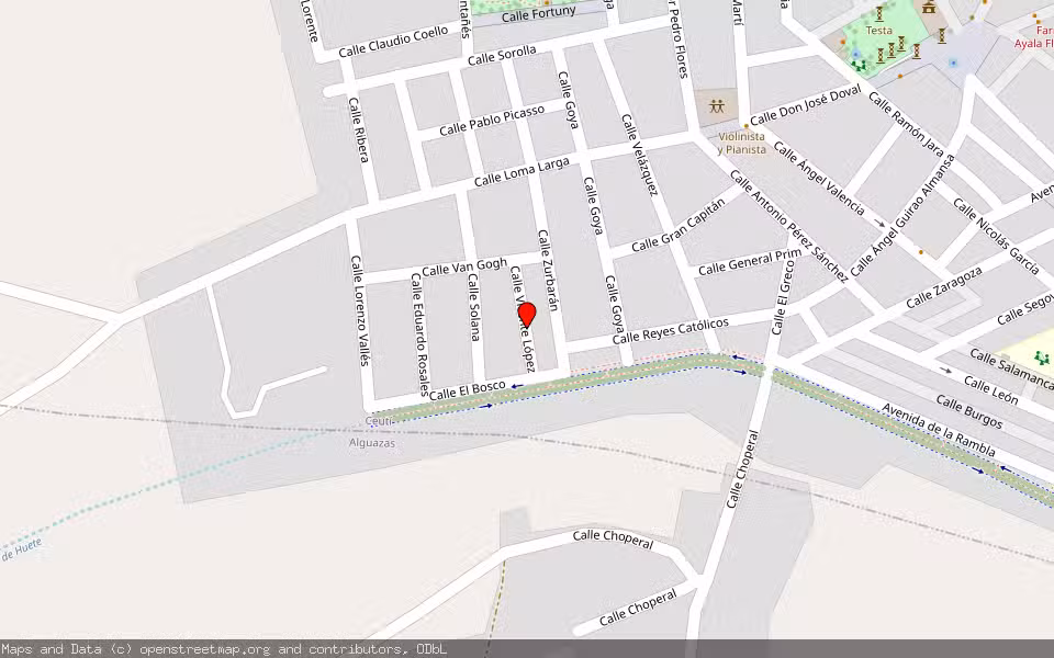 Mapa de Subasta Inmueble (Vivienda) en Ceutí, Murcia