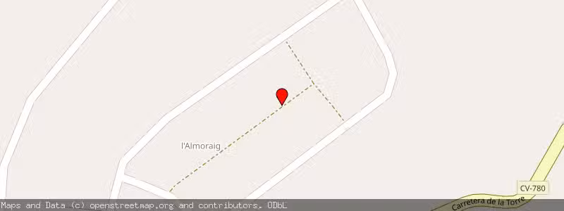 Mapa de Subasta de Inmueble (Otros) en Xixona, Alicante 
