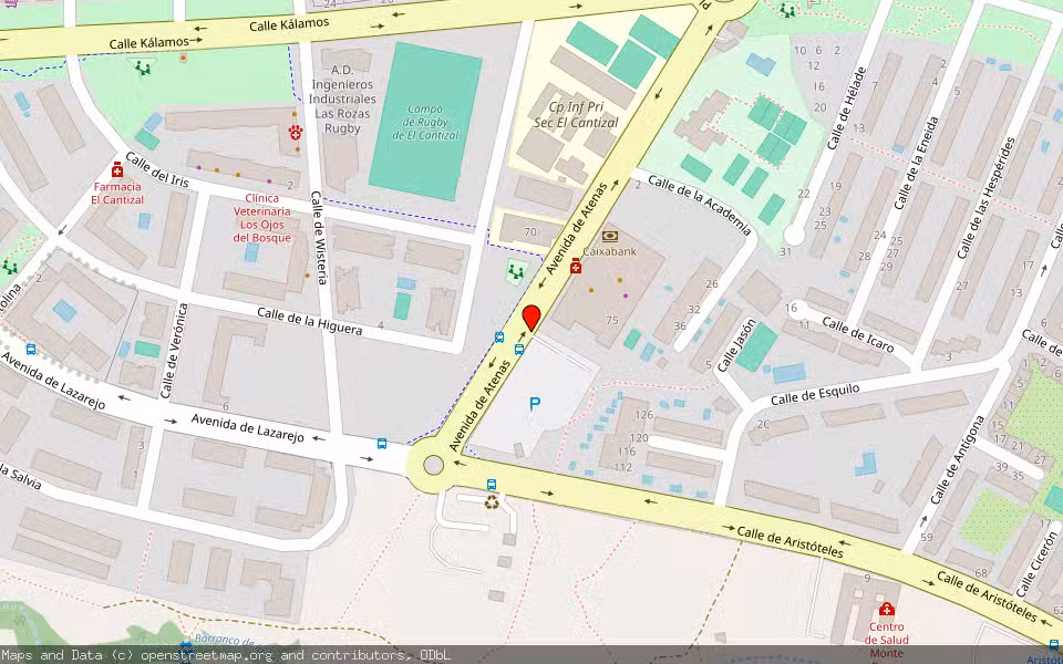 Mapa de Subasta Inmueble (Local comercial) en Las Rozas, Madrid