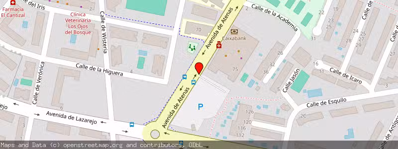 Mapa de Subasta de Inmueble (Local comercial) en Las Rozas, Madrid 