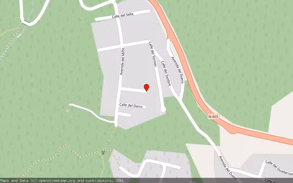 Mapa de Subasta Inmueble (Otros) en El Tiemblo, Ávila