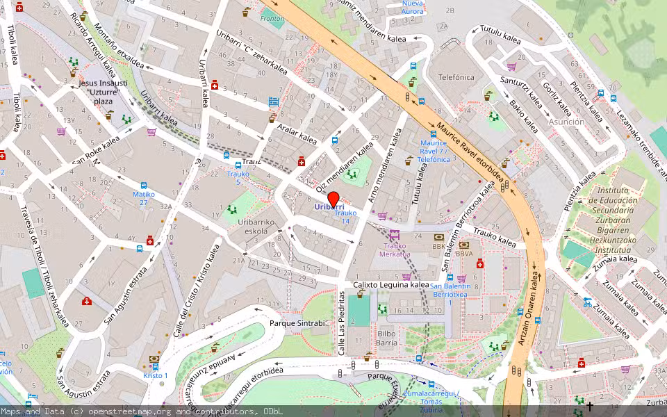 Mapa de Subasta Inmueble (Vivienda) en Bilbao, Bizkaia