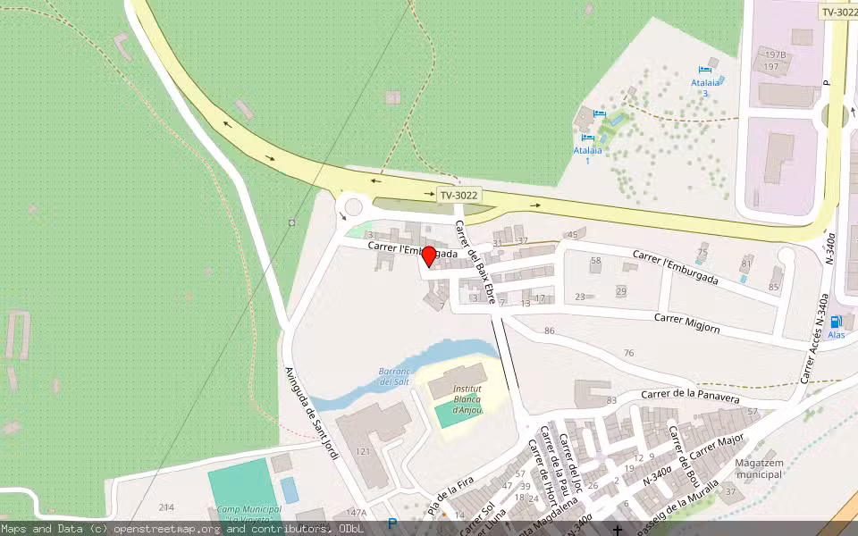 Mapa de Subasta Inmueble (Vivienda) en El Perello, Tarragona