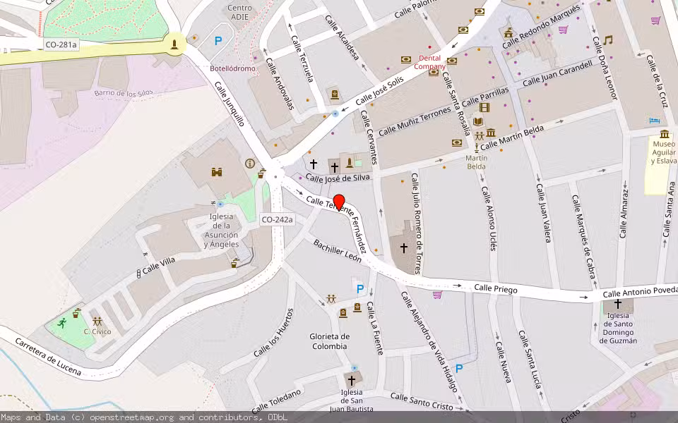 Mapa de Subasta Inmueble (Vivienda) en Cabra, Córdoba
