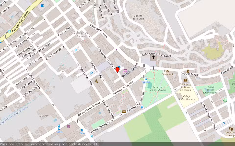 Mapa de Subasta Inmueble (Garaje) en Murcia