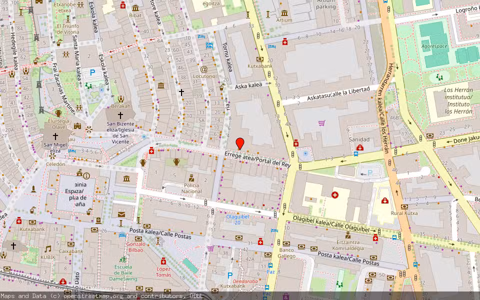 Mapa de Subasta Inmueble (Otros) en Vitoria-gasteiz, Araba/Álava