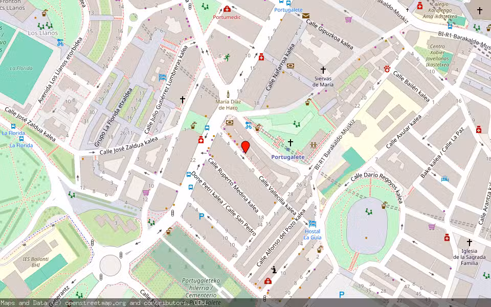 Mapa de Subasta Inmueble (Vivienda) en Portugalete, Bizkaia