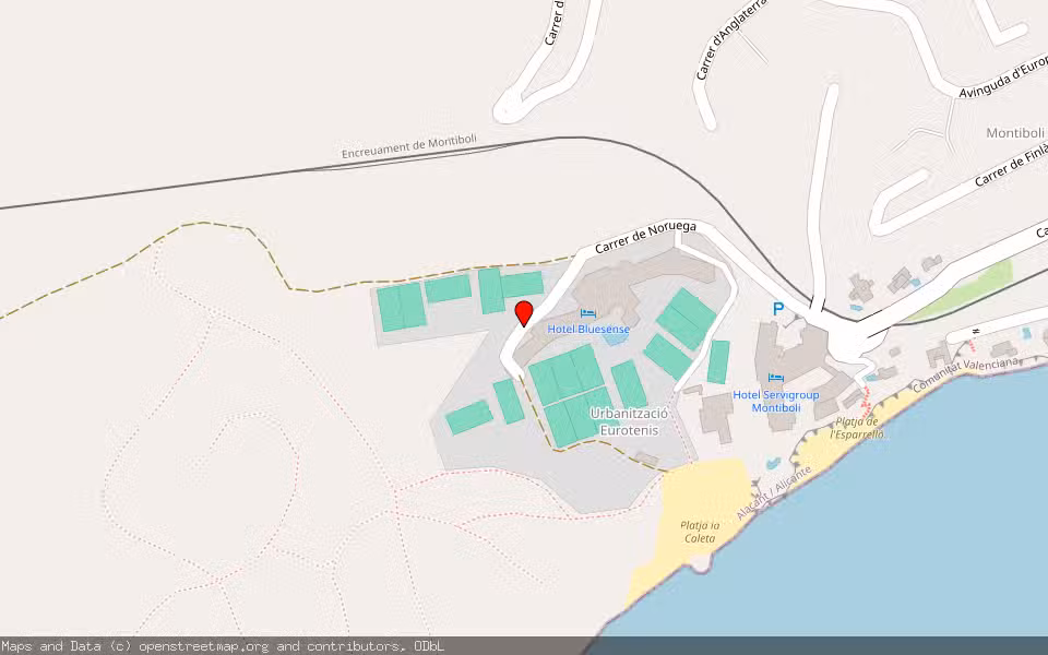 Mapa de Subasta Inmueble (Vivienda) en La Vila Joiosa, Alicante/Alacant