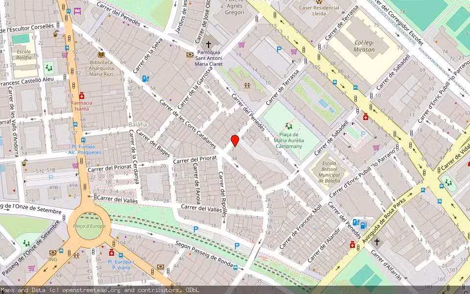 Mapa de Subasta Inmueble (Vivienda) en Lleida