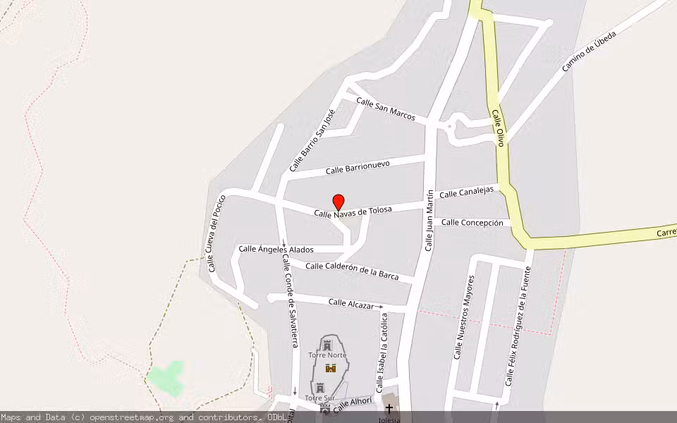 Mapa de Subasta Inmueble (Vivienda) en Jodar, Jaén