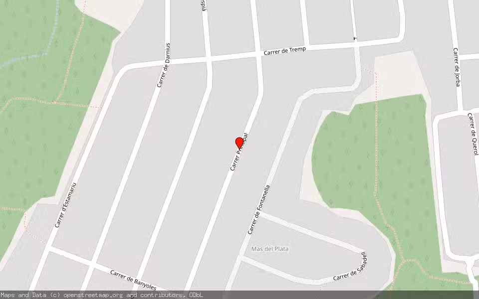Mapa de Subasta Inmueble (Vivienda) en Cabra Del Camp, Tarragona
