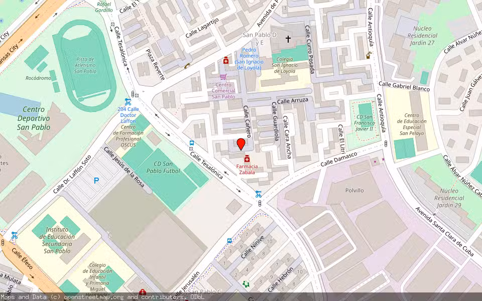 Mapa de Subasta Inmueble (Vivienda) en Sevilla