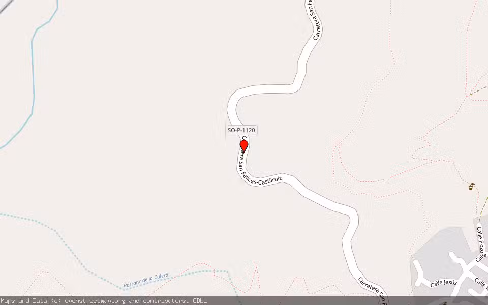 Mapa de Subasta Inmueble (Finca rústica) en San Felices, Soria