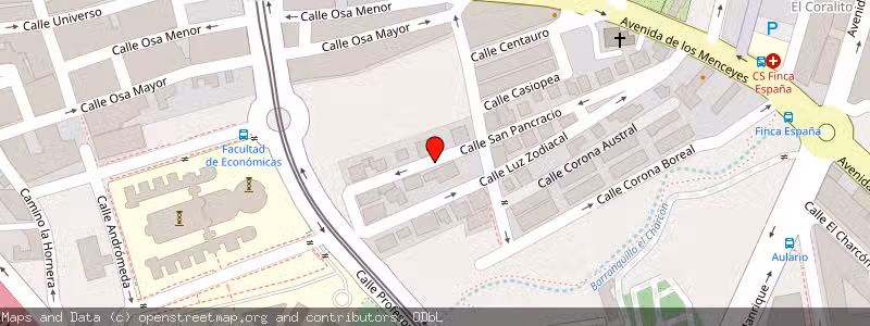 Mapa de Subasta de Inmueble (Vivienda) en San Cristóbal De La Laguna, Santa Cruz de Tenerife 