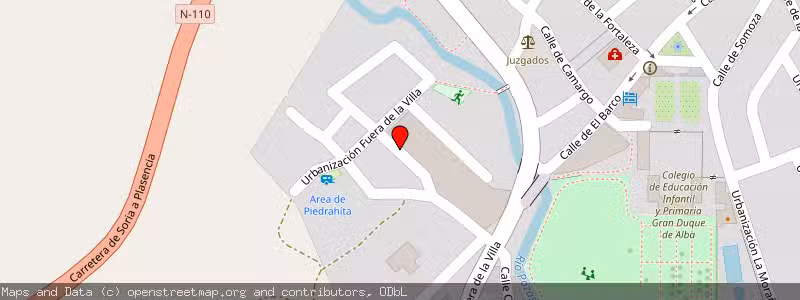 Mapa de Subasta de Inmueble (Vivienda) en Piedrahita, Ávila 