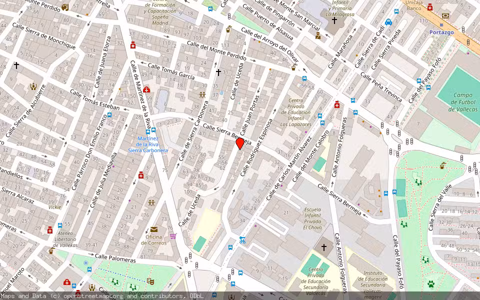 Mapa de Subasta Inmueble (Vivienda) en Madrid