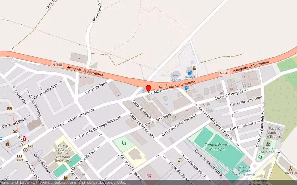 Mapa de Subasta Inmueble (Vivienda) en Torreblanca, Castellón/Castelló