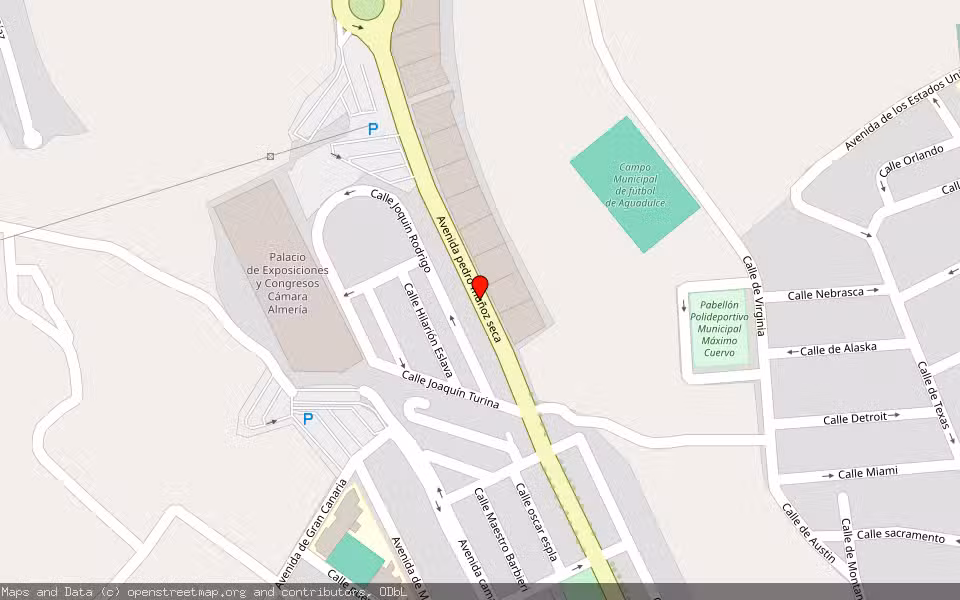 Mapa de Subasta Inmueble (Vivienda) en Aguadulce-roquetas De Mar, Almería