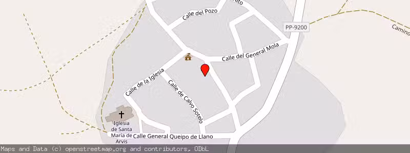 Mapa de Subasta de Inmueble (Finca rústica) en Baquerin De Campos, Palencia 