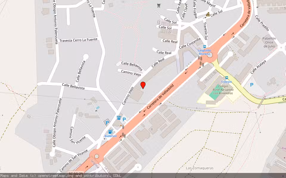 Mapa de Subasta Inmueble (Local comercial) en La Lastrilla, Segovia