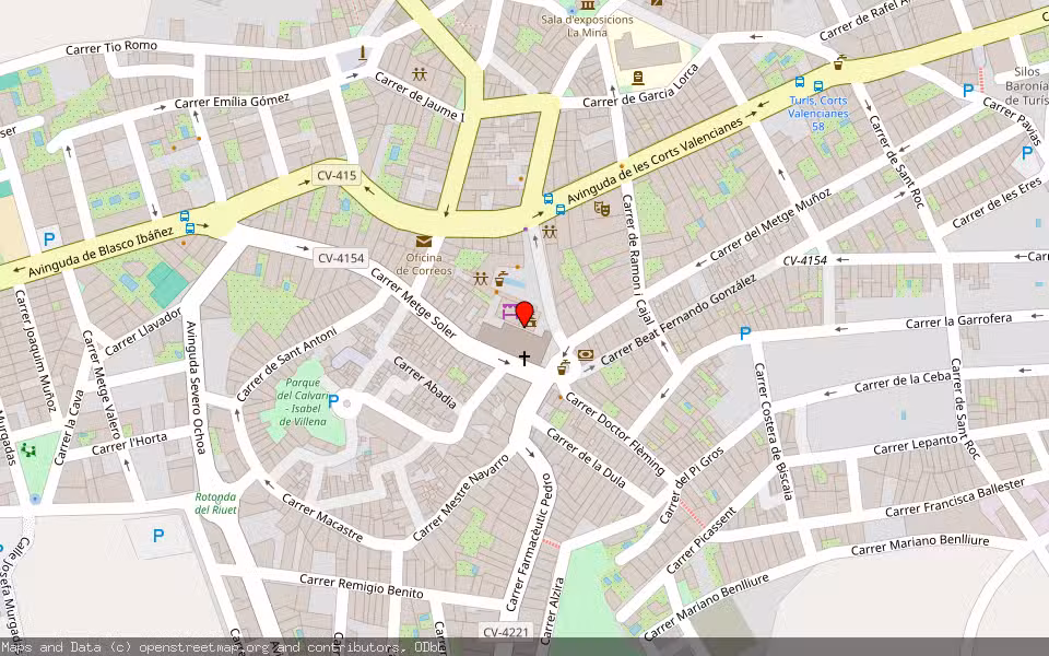 Mapa de Subasta Inmueble (Finca rústica) en Turis, Valencia/València