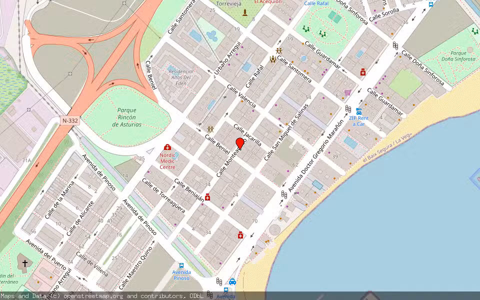 Mapa de Subasta Inmueble (Vivienda) en Torrevieja, Alicante/Alacant