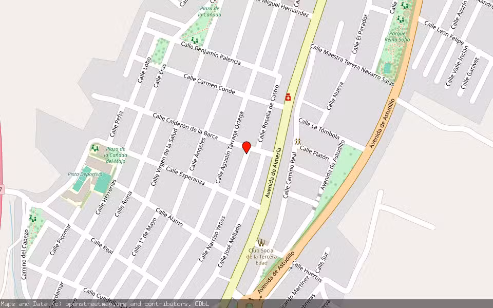 Mapa de Subasta Inmueble (Vivienda) en Lorca, Murcia