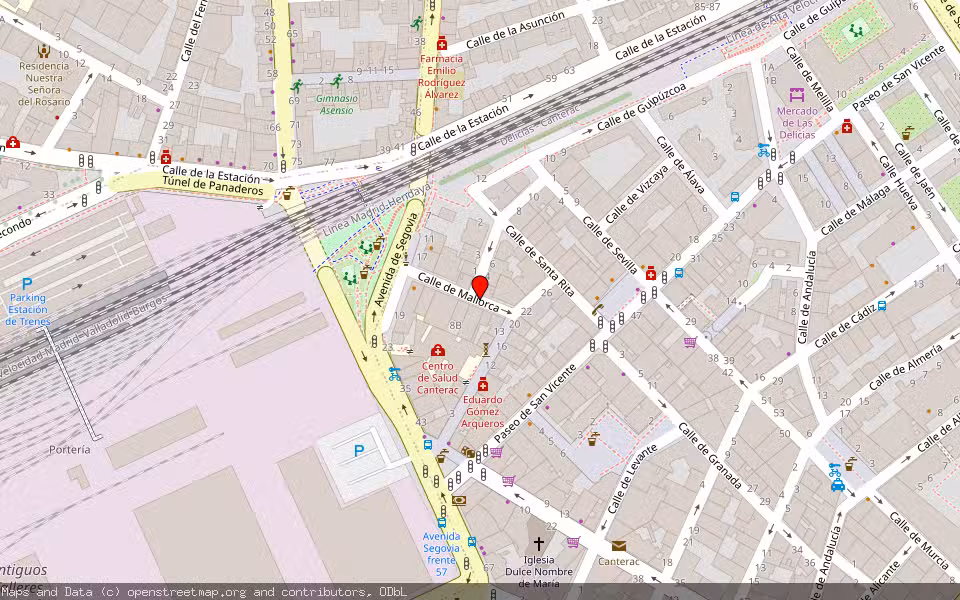 Mapa de Subasta Inmueble (Vivienda) en Valladolid