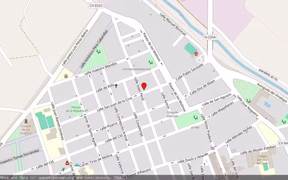 Mapa de Subasta Inmueble (Local comercial) en Novelda, Alicante/Alacant