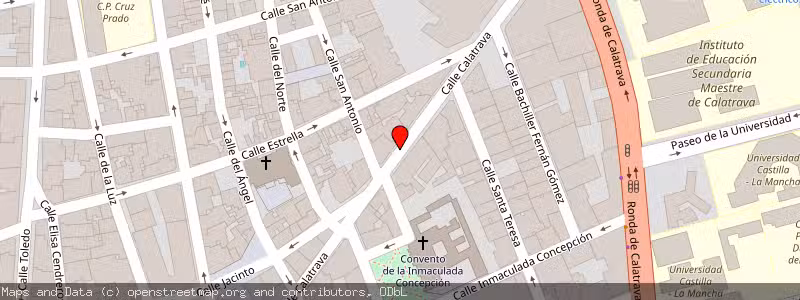 Mapa de Subasta de Inmueble (Vivienda) en Ciudad Real, Ciudad Real 