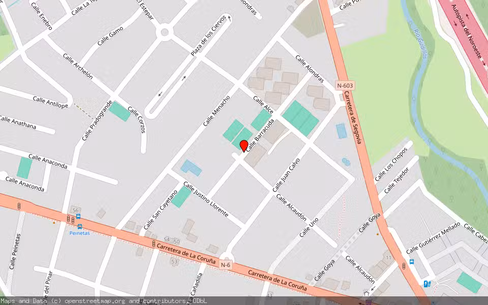 Mapa de Subasta Inmueble (Vivienda) en Espinar (el), Segovia