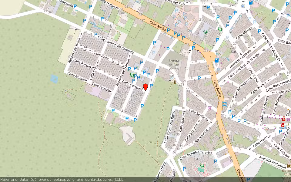 Mapa de Subasta Inmueble (Vivienda) en Vera, Almería