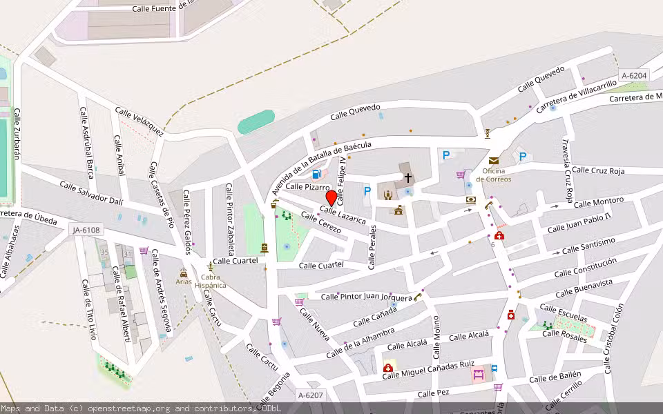 Mapa de Subasta Inmueble (Vivienda) en Santo Tome, Jaén
