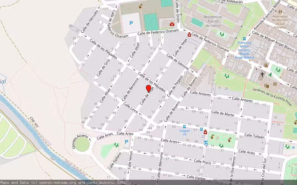 Mapa de Subasta Inmueble (Otros) en Zaragoza