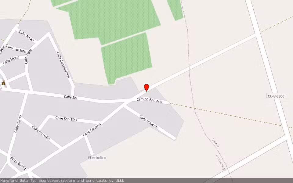 Mapa de Subasta Inmueble (Finca rústica) en Sisante, Cuenca