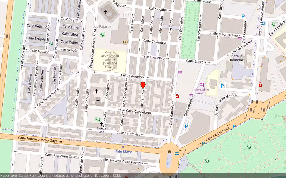 Mapa de Subasta Inmueble (Vivienda) en Sevilla