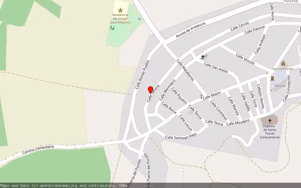 Mapa de Subasta Inmueble (Vivienda) en Dosbarrios, Toledo