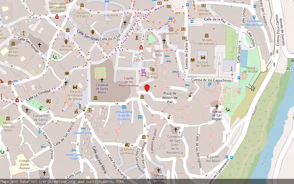 Mapa de Subasta Inmueble (Vivienda) en Toledo