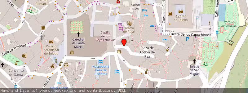 Mapa de Subasta de Inmueble (Vivienda) en Toledo, Toledo 