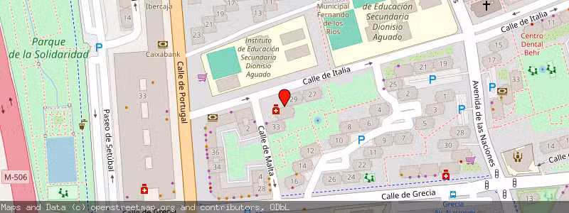 Mapa de Subasta de Inmueble (Vivienda) en Fuenlabrada, Madrid 