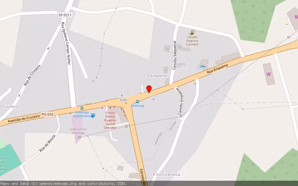 Mapa de Subasta Inmueble (Local comercial) en Sanxenxo, Pontevedra