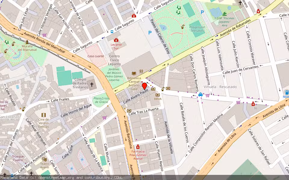 Mapa de Subasta Inmueble (Vivienda) en Córdoba