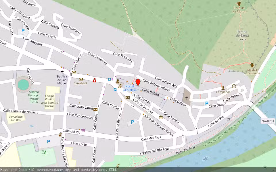 Mapa de Subasta Inmueble (Vivienda) en Peralta, Navarra